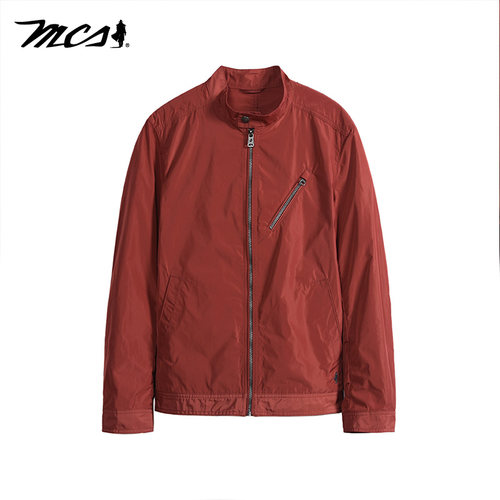 复古外套斜插袋休闲夹克