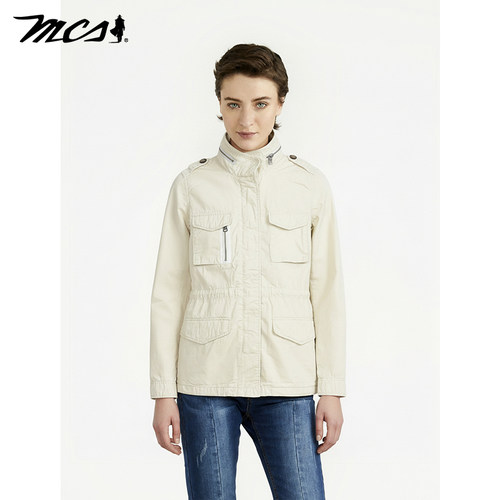MCS源自万宝路纯棉合身女款夹克