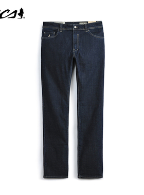 MCS男装源自万宝路春季新款牛仔裤美式复古简约通勤长休闲长裤男