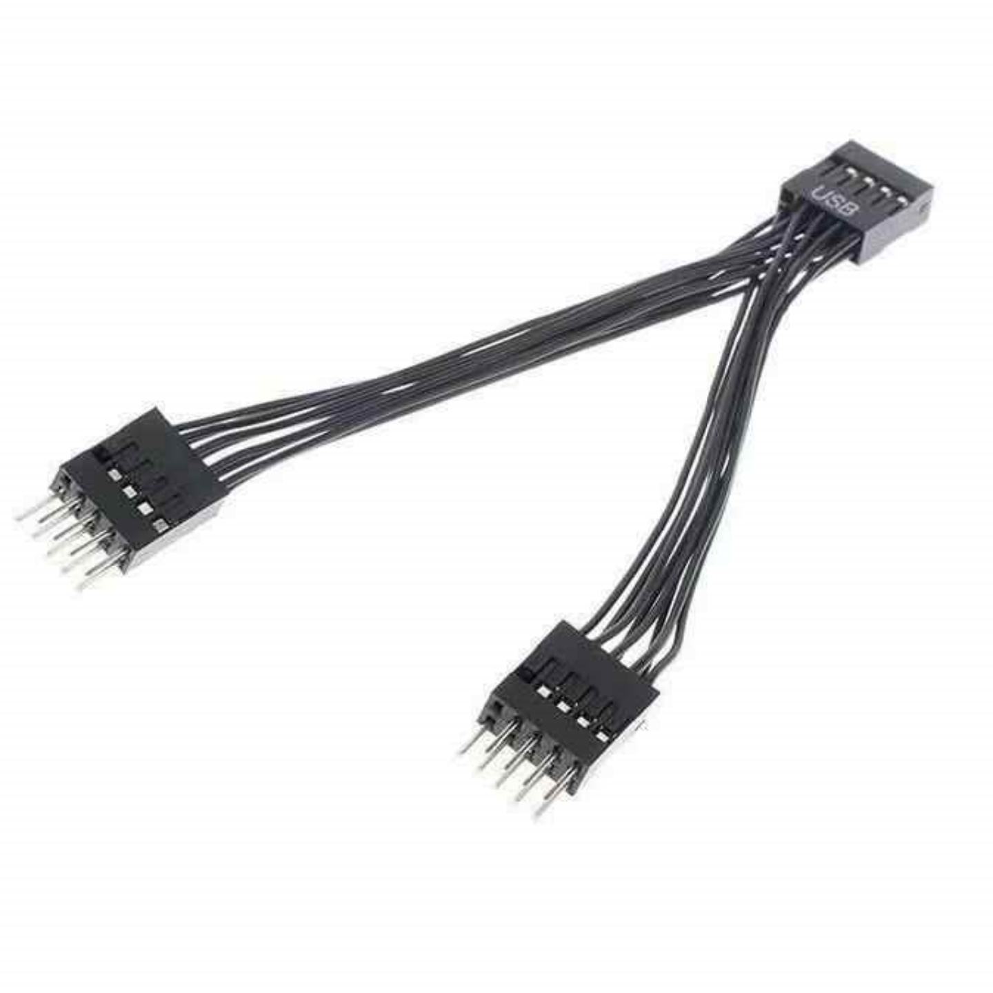 USB2.09针转双针主板转接延长线