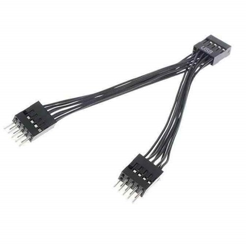 USB2.09针转双针主板转接延长线