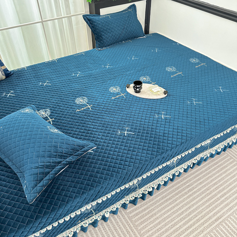 夹棉加大亲肤棉榻榻米的专用床盖
