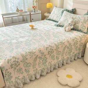 小清新全棉纯棉榻榻米床盖四季通用2025新款塌塌米床单大炕盖定制