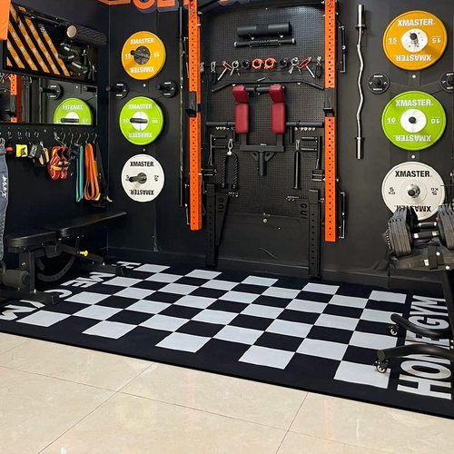 跳绳健身地毯潮牌男生卧室地垫