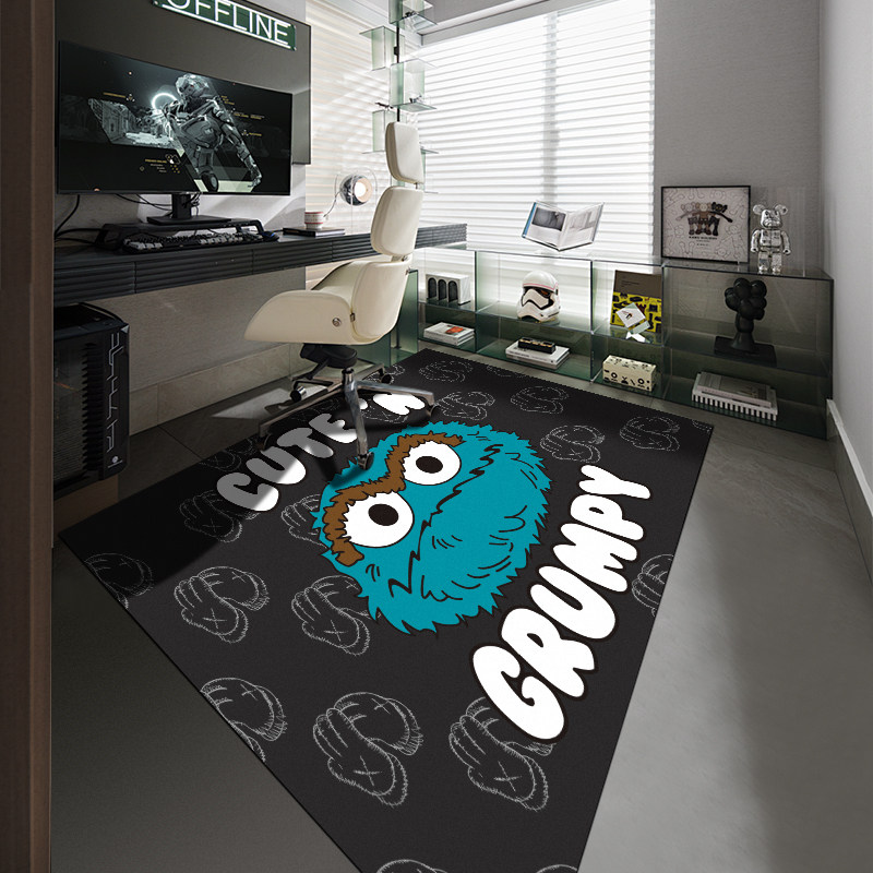 电竞转椅地垫卧室电脑椅隔音防滑脚垫潮牌地板保护垫加厚床边地毯,居家布艺,转椅地垫,淘宝优惠券,粉丝福利购,淘宝优惠卷