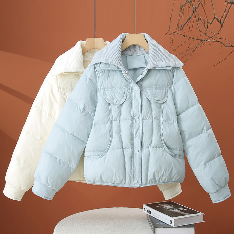 大翻领棉服女冬季2025新款减龄外套棉袄宽松加厚保暖女士短款棉衣,女装/女士精品,短外套,淘宝优惠券,粉丝福利购,淘宝优惠卷