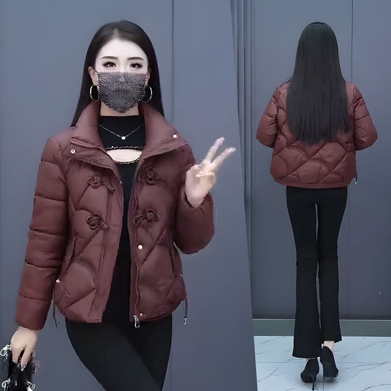 小个子短款棉衣外套女2025冬季新款今年流行的新中式国风棉服棉袄