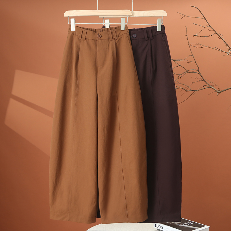 高腰阔腿裤女秋季裤子2025新款