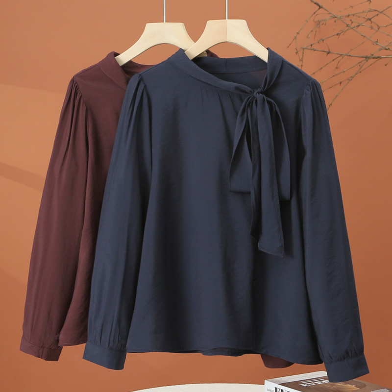 设计感长袖衬衫女早秋2025新款