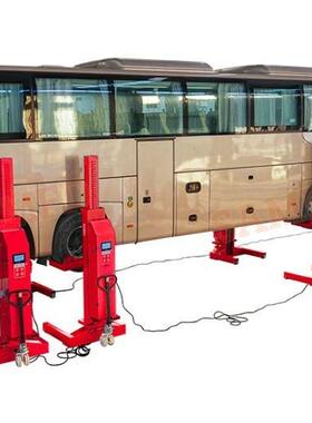 34T重型卡车单柱液压可移动多工位无线控制触摸屏16国语言举升机