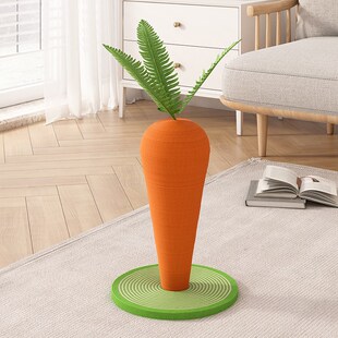 胡萝卜猫抓板剑麻猫抓柱宠物猫爬架加大耐磨猫咪玩具用品磨爪挠痒
