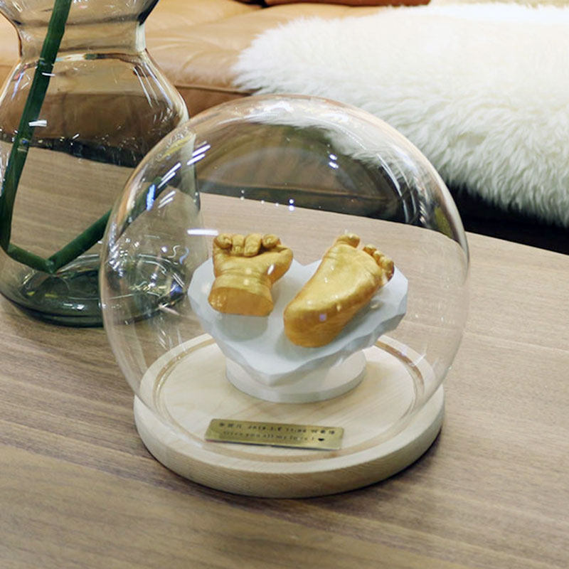 宝宝手足印泥满月百天周岁婴儿手创意脚印纪念新生儿礼物克隆手脚