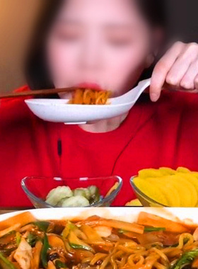 韩国吃播boki同款勺子有柄盘子韩式餐具木筷网红超大干饭勺手拿碟