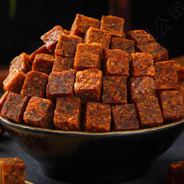 青藏特产德乐源办公室青海休闲零食原切牛肉粒香辣味原味100g