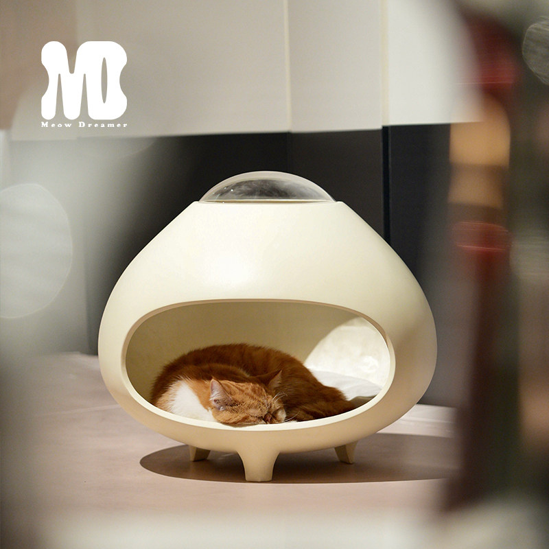 Meow Dreamer原创UFO猫窝四季通用半封闭式宠物窝,宠物/宠物食品及用品,猫窝/屋/帐篷/沙发,淘宝优惠券,粉丝福利购,淘宝优惠卷