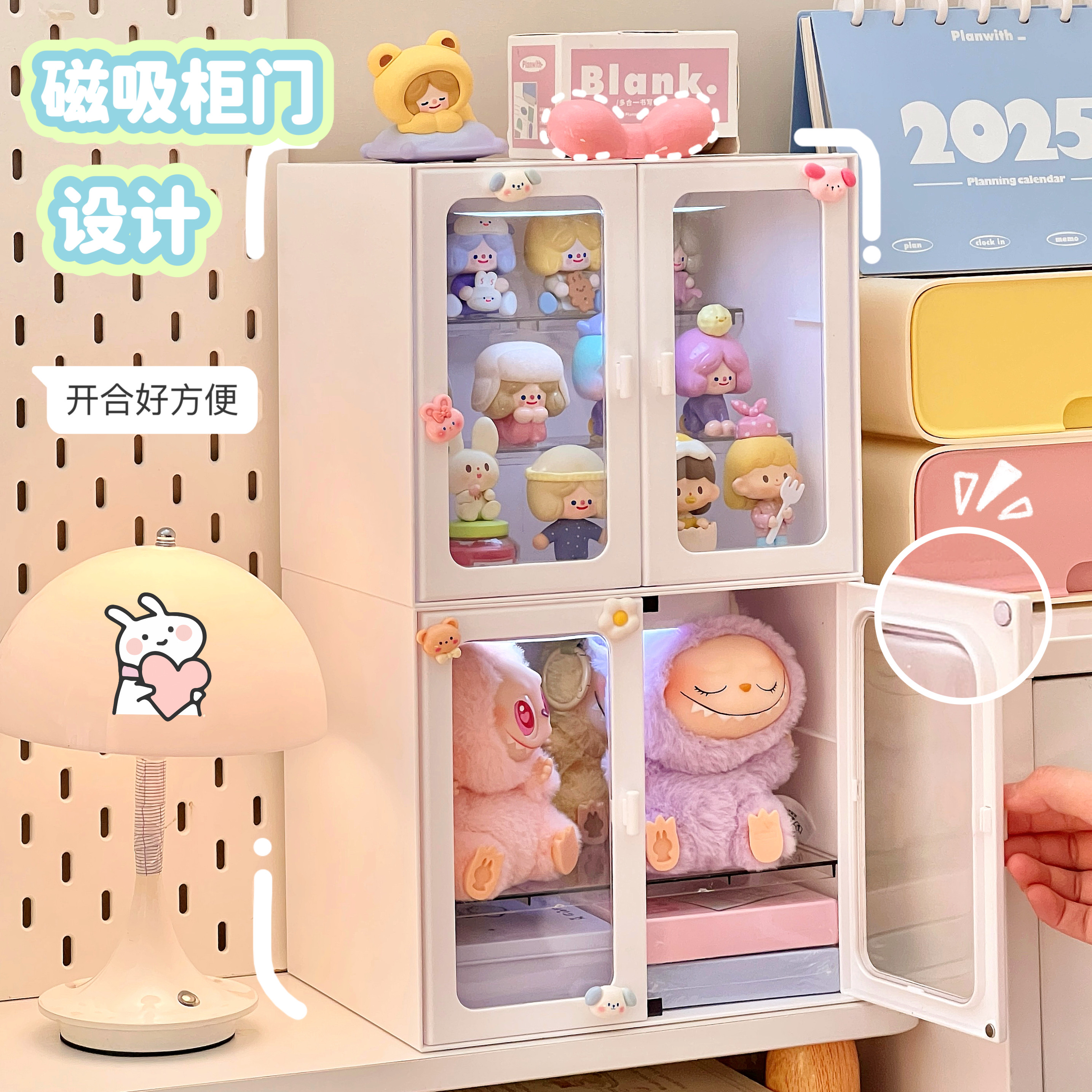 简约大容量多层盲盒收纳盒