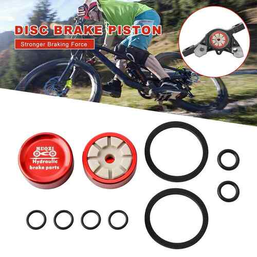 . ;10PCS Bike Caliper Piston Kit Disc Brake Front After Bra