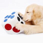 Dice Shape Smelling Dog Interactive Colored Training Soft