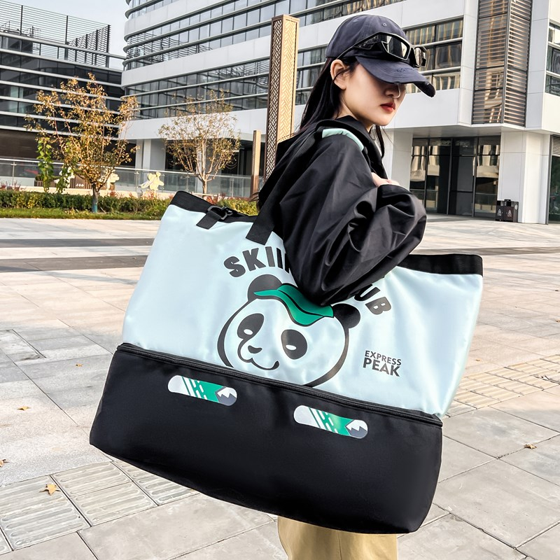 超大容量牛津布结实鞋仓旅行包