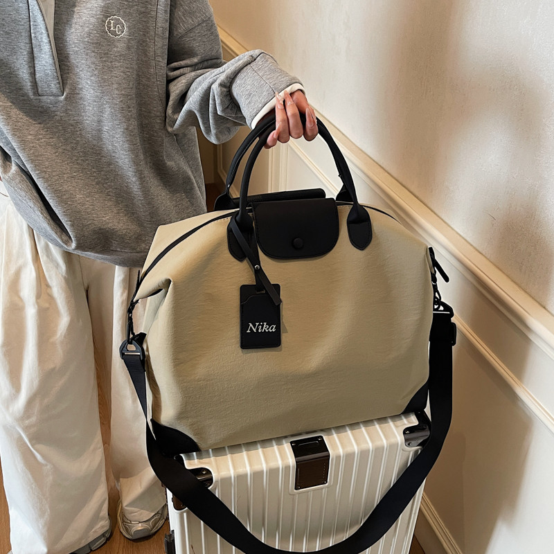 简约风牛津布大容量旅行包短途出差套拉杆衣物包轻便单肩斜跨大包,箱包皮具/热销女包/男包,旅行袋,淘宝优惠券,粉丝福利购,淘宝优惠卷