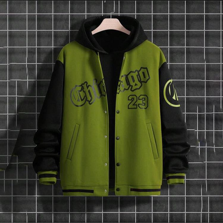 mens sets two piece casual zipper jacket + pants sport