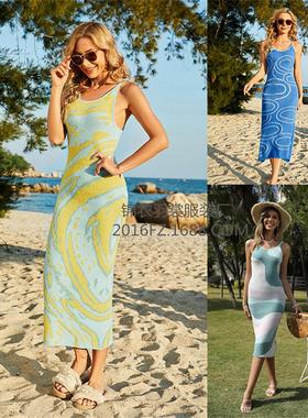 island hawaiian custom women dress slit samoan temperament