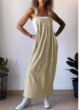 back elastic sundresses elegant retro lady dress street