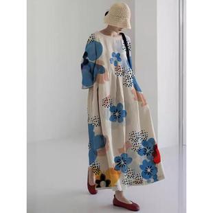 women long dress print aesthetic elegant reddachic twist
