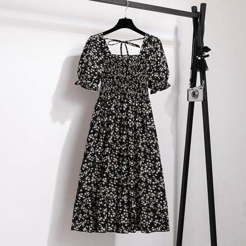 Womens clothing dress petite pear-shaped neck floral sexy