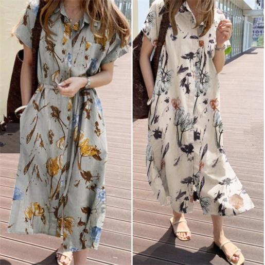 Women's casual short sleeve shirt plus size button top