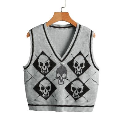 Vest vest jacket womens outer wear knitted Halloween