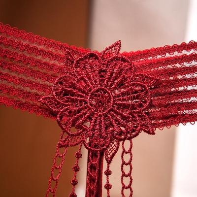 thong strap thin waist low massage pearl flirting bed