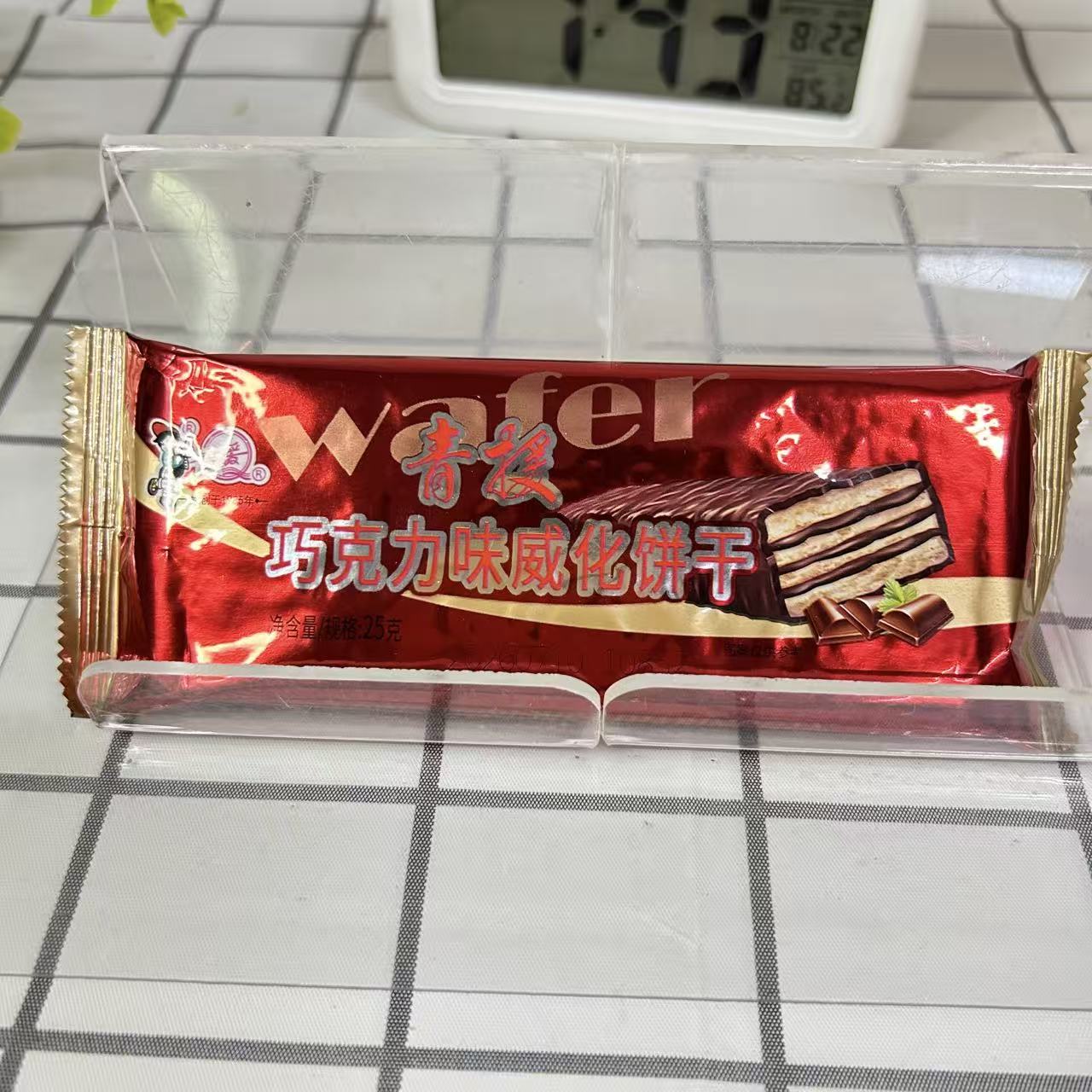 青援巧克力味威化饼干25克/袋