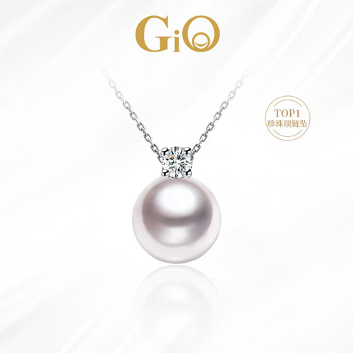 天然闪耀钻石，品牌特选正圆极光珍珠