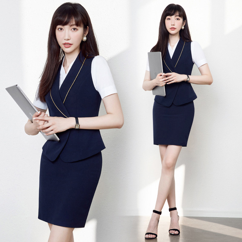 秋冬款气质女神范工作服职业套装