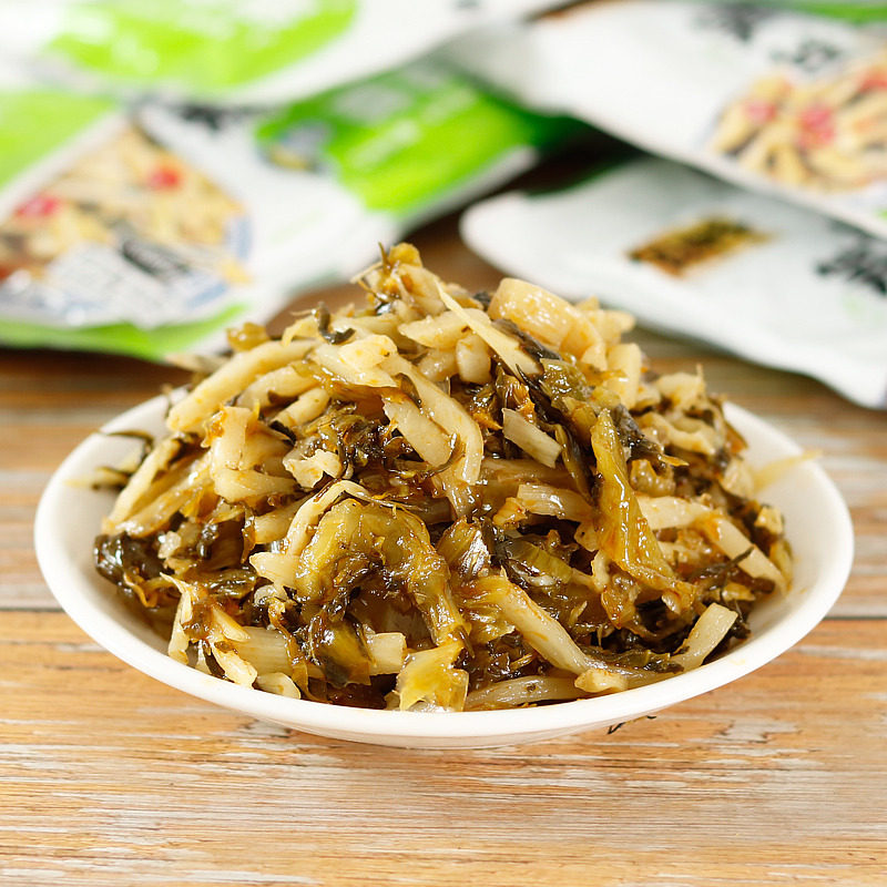梅菜芛丝梅菜笋丝整箱咸菜榨菜商用下饭菜小包装30包独立装开味菜