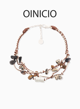 [圣诞礼物]OINICIO初印种子系列转运轮天然石编绳手链本命年手串