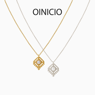 [新品]OINICIO初印南柯系列蕾丝鱼尾珍珠项链小众生日礼物送女友