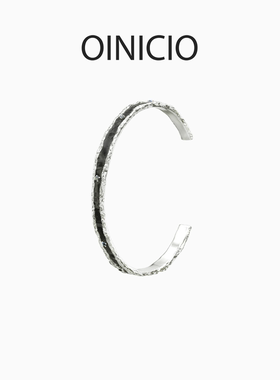 OINICIO黑滴胶手镯生日礼物