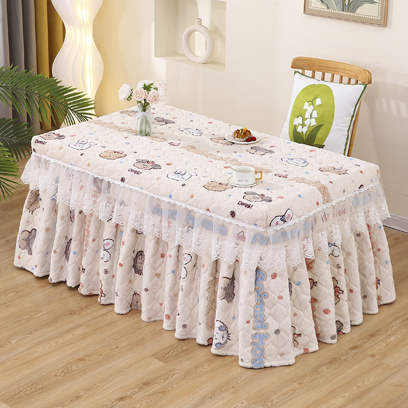 冬季加厚长方形烤火罩