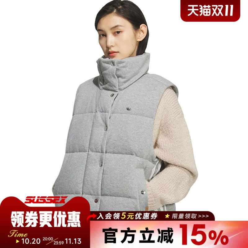 阿迪达斯运动休闲羽绒服