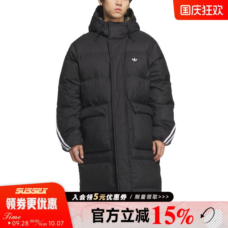 阿迪达斯运动休闲羽绒服