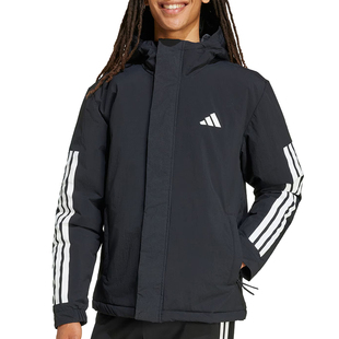 阿迪达斯秋季男子户外运动休闲连帽棉服外套JY8303