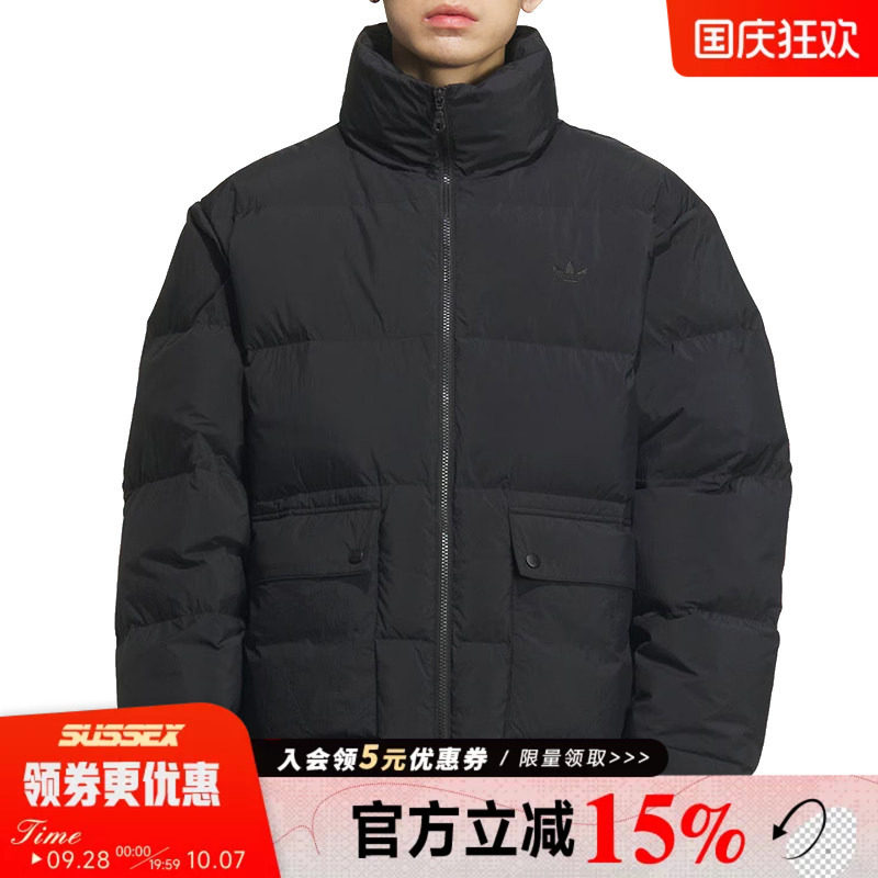 阿迪达斯运动休闲羽绒服
