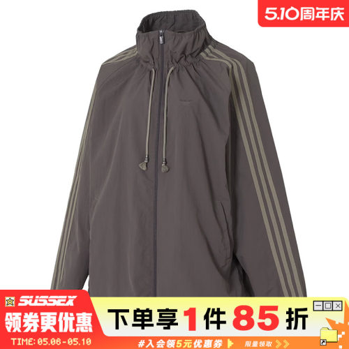 阿迪达斯运动休闲夹克外套