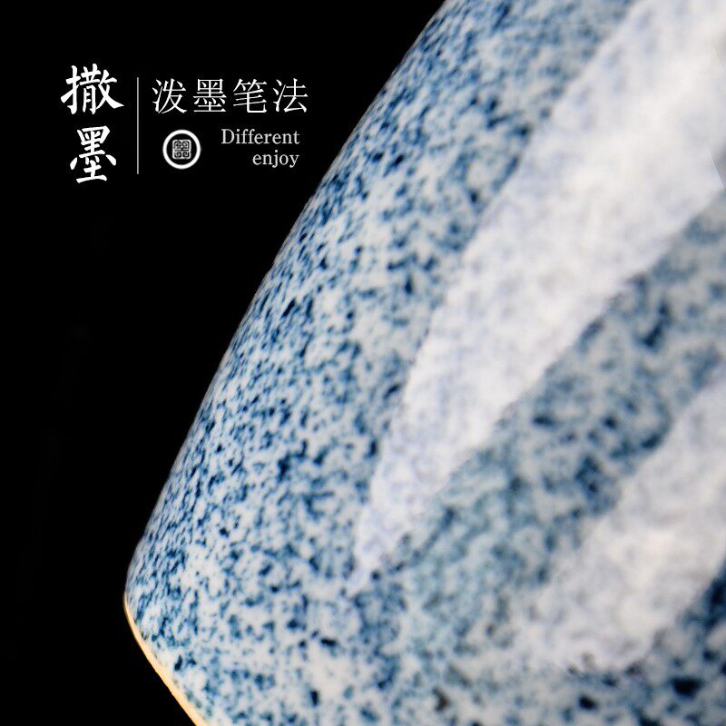 永利汇海手绘青花瓷公道杯景德镇陶瓷公杯茶 分T仿器茶古功夫茶具