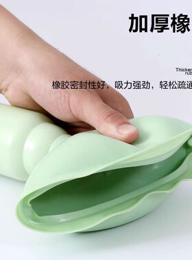 马皮皮吸a管道疏通器卫生间厨房子水道堵塞吸桶搋下强力真空马桶