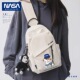 奥莱NASA联名胸包男女运动单肩腰斜挎包包休闲背包大容量中大学生