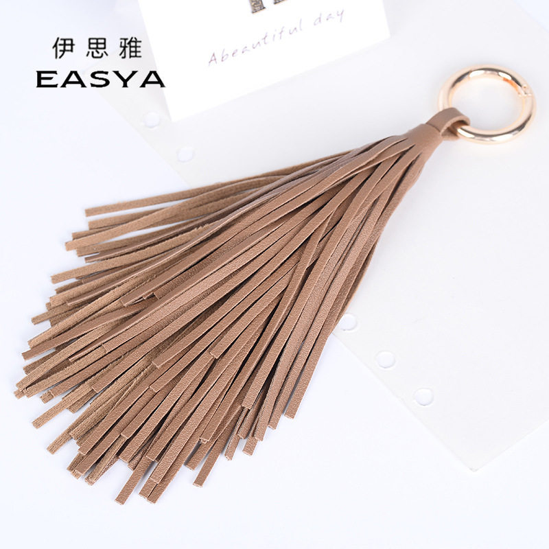 伊思雅创意皮革流苏圆环