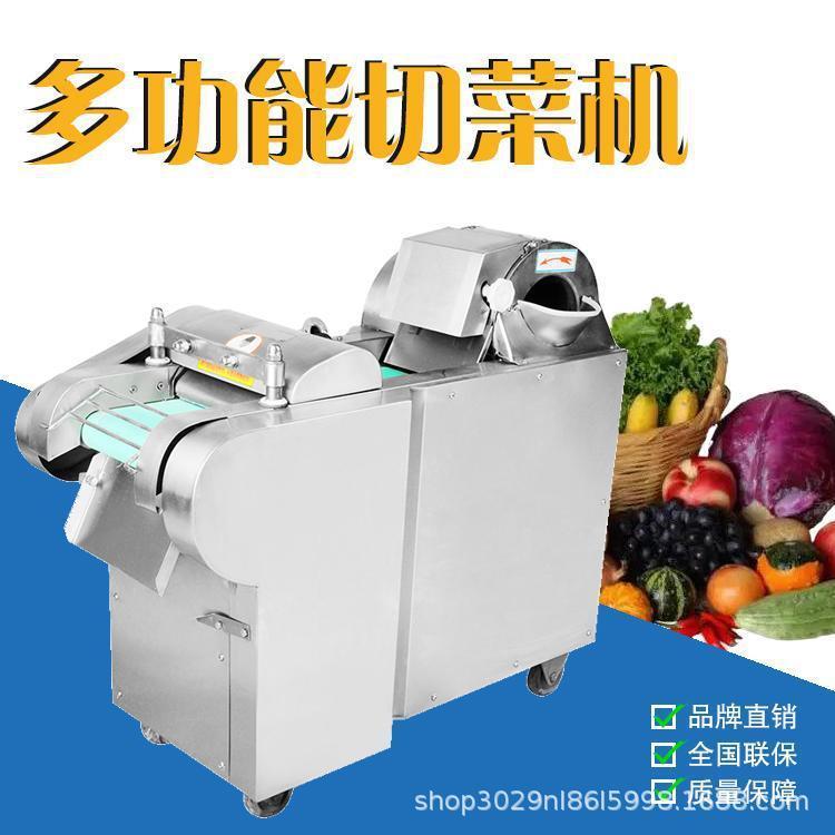 不锈钢电动芹菜豆角切断机不绣钢竹笋酸菜切片切丝机不锈钢切菜机